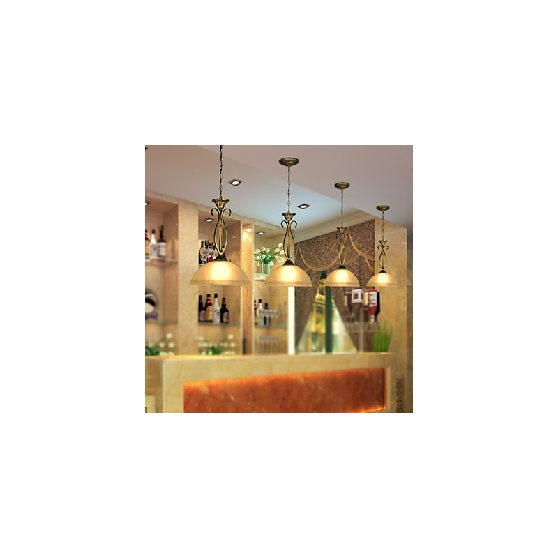 Lampada a sospensione nordica in vetro bianco a goccia, 1 luce, E26/E27