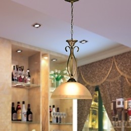 Lampada a sospensione nordica in vetro bianco a goccia, 1 luce, E26/E27