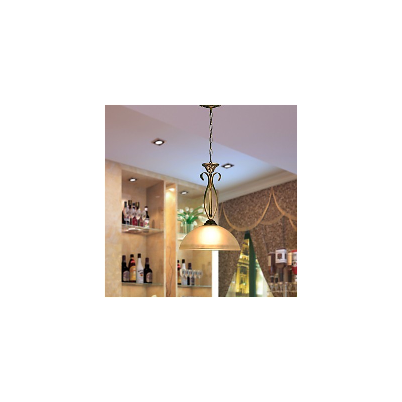 Lampada a sospensione nordica in vetro bianco a goccia, 1 luce, E26/E27