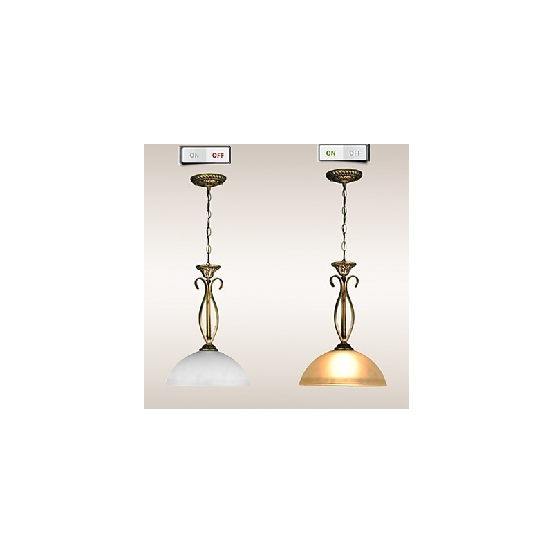 Lampada a sospensione nordica in vetro bianco a goccia, 1 luce, E26/E27