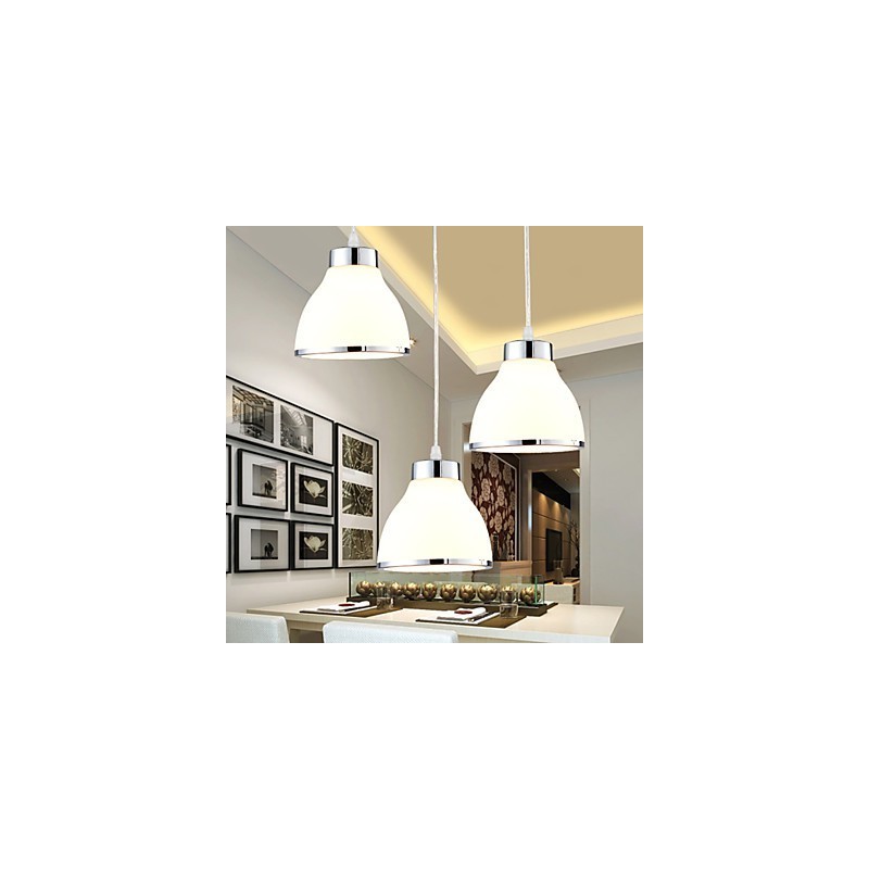 Lampada a sospensione moderna contemporanea in metallo e vetro con cristalli