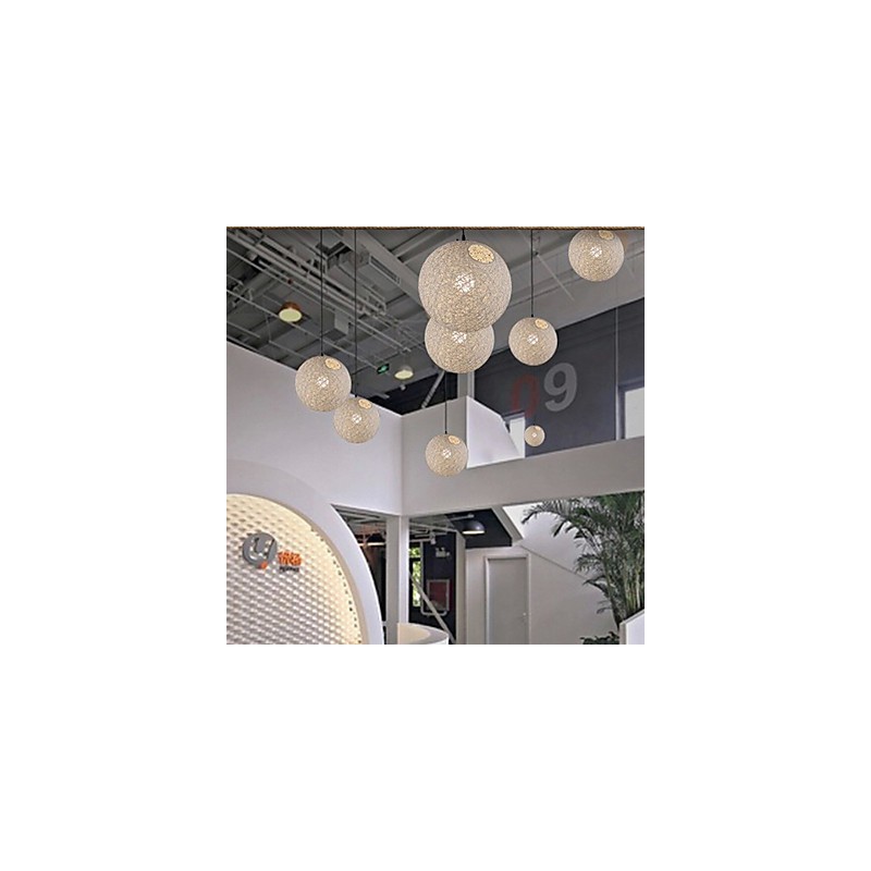 Lampada a sospensione a goccia creativa Cany Art Color, forma sferica