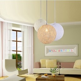 Lampada a sospensione a goccia creativa Cany Art Color, forma sferica