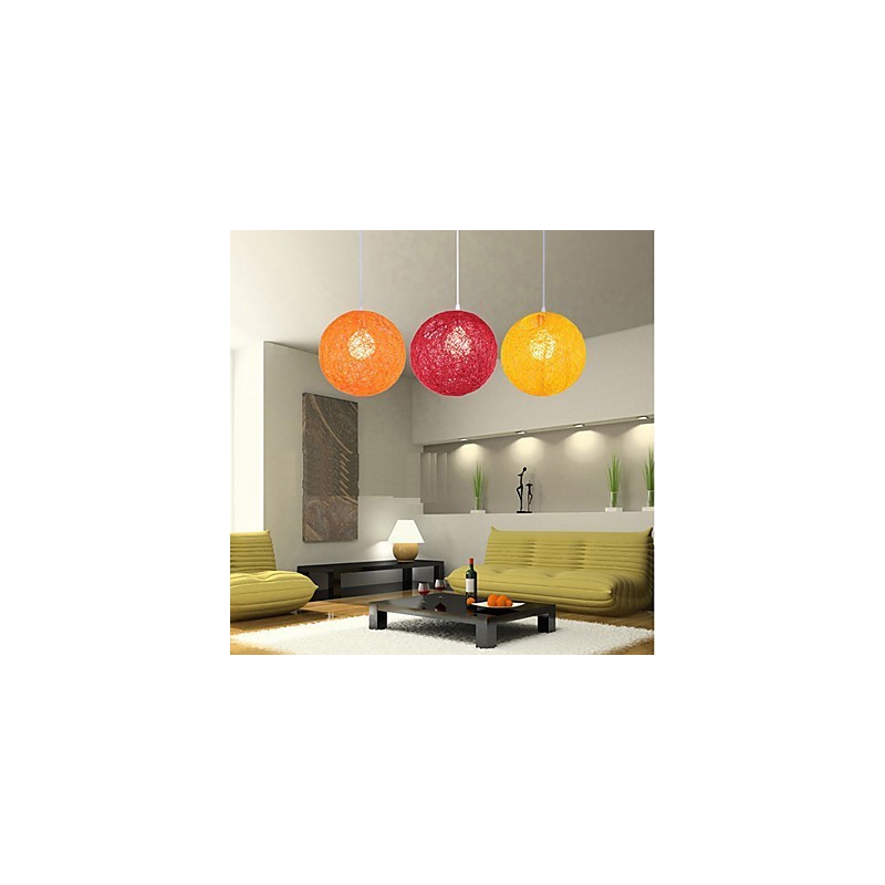 Lampada a sospensione a goccia creativa Cany Art Color, forma sferica