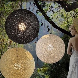 Lampada a sospensione a goccia creativa Cany Art Color, forma sferica