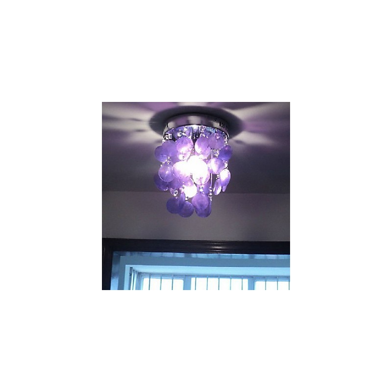 Lampada a sospensione mini moderna contemporanea cromata