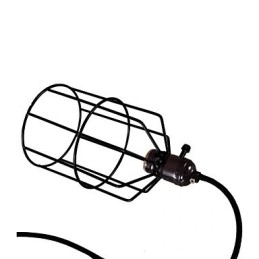 Lampada a sospensione in metallo nero stile retrò Mini Garage
