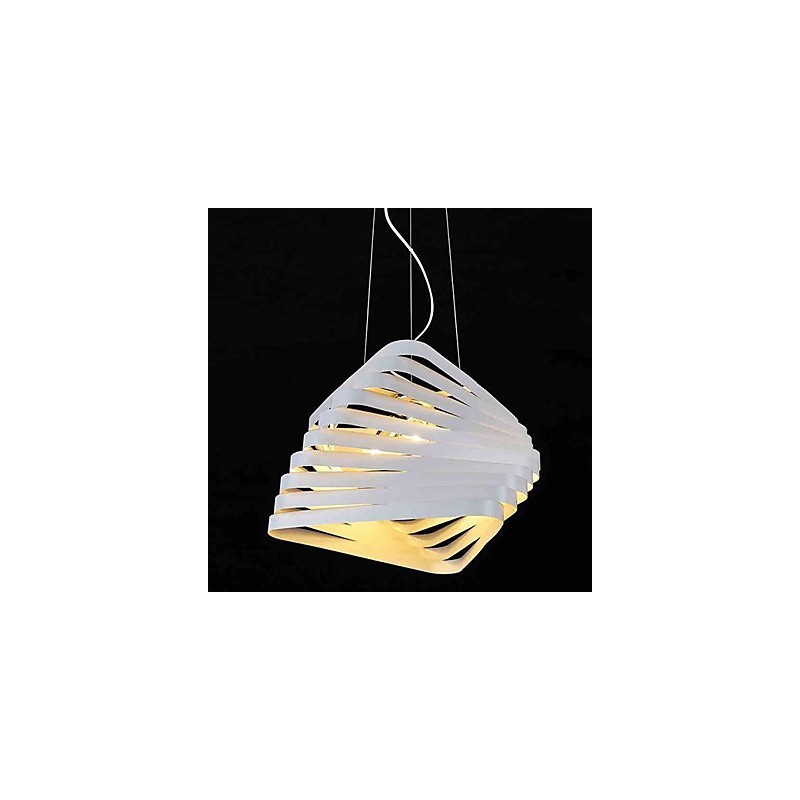 Lampadario moderno a 1 luce in metallo, stile candela, 42 cm