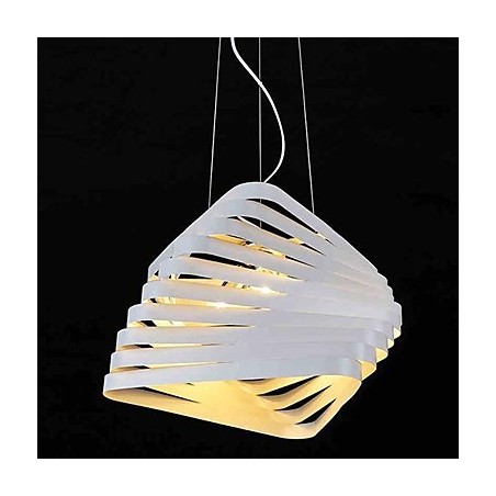 Lampadario moderno a 1 luce in metallo, stile candela, 42 cm