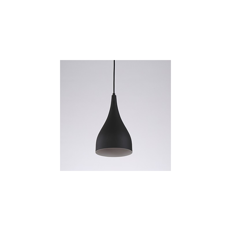 Lampada a sospensione moderna minimalista in metallo, LED 3 W, E26/E27, nero/bianco