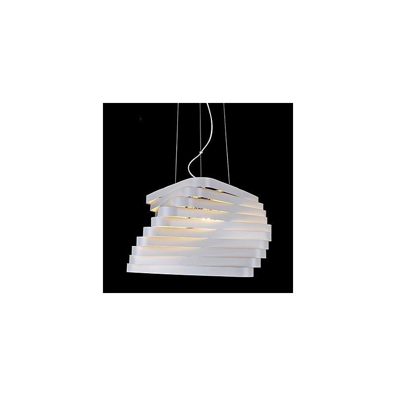 Lampadario moderno a 1 luce in metallo, stile candela, 42 cm