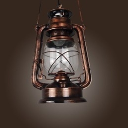 Lampada a sospensione Country Lanterna Mini bronzo