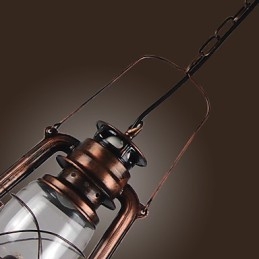 Lampada a sospensione Country Lanterna Mini bronzo