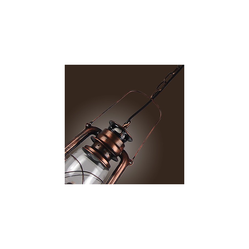 Lampada a sospensione Country Lanterna Mini bronzo