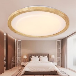 Lampada a sospensione mini country moderna/contemporanea in legno e bambù, multicolore, 52 cm