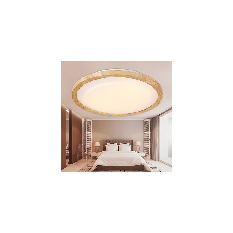 Lampada a sospensione mini country moderna/contemporanea in legno e bambù, multicolore, 52 cm
