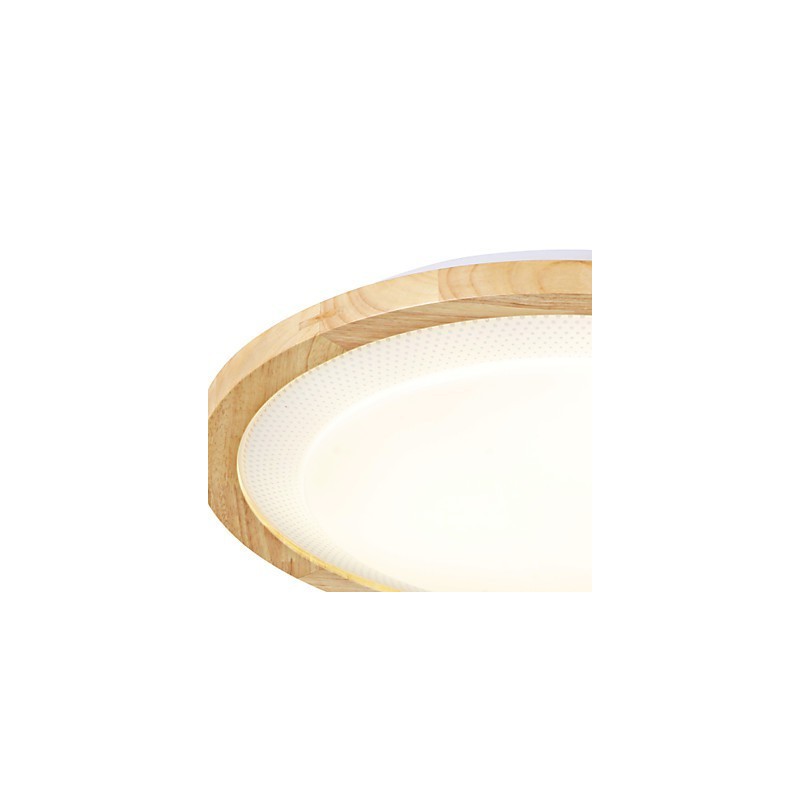 Lampada a sospensione mini country moderna/contemporanea in legno e bambù, multicolore, 52 cm