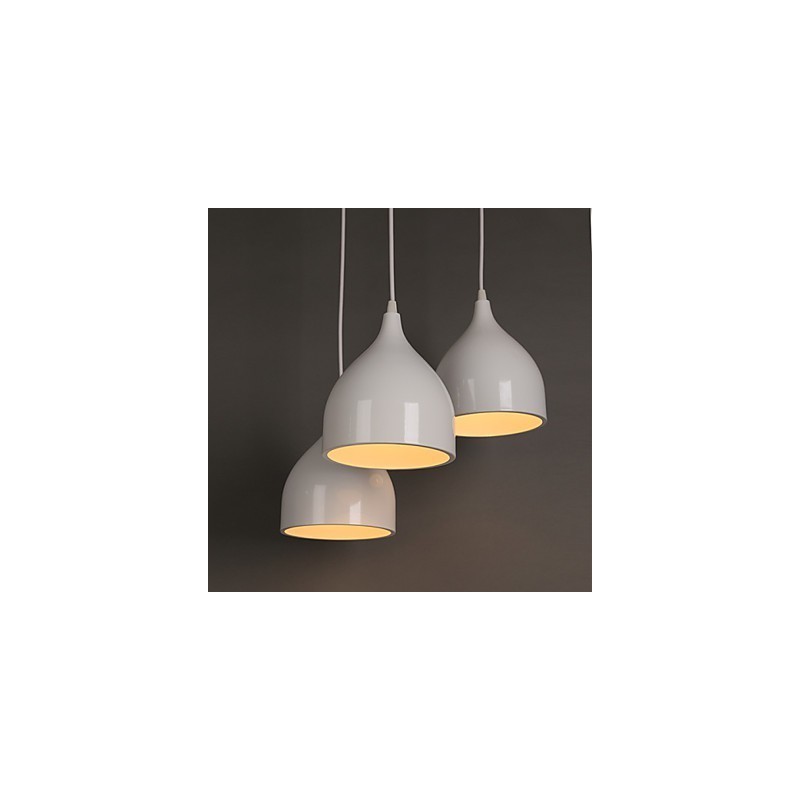 Lampada a sospensione LED 1 luce in metallo stile moderno contemporaneo
