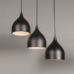 Lampada a sospensione LED 1 luce in metallo stile moderno contemporaneo