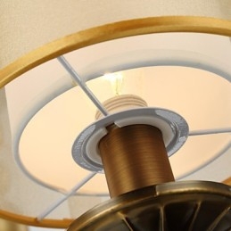 Lampadario rustico Lodge vintage mini in metallo elettroplaccato