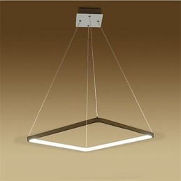Lampada a sospensione LED moderna bianca in metallo e acrilico, regolabile 150 cm