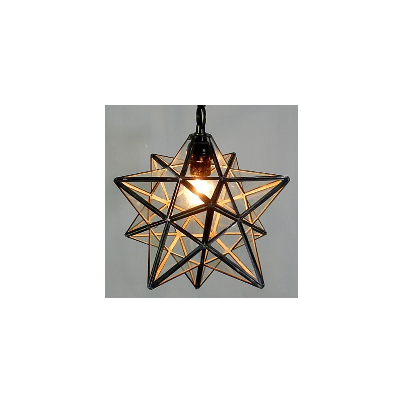 Lampadario a sospensione a stella Pentagono contemporaneo