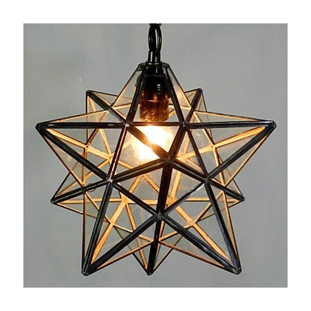 Lampadario a sospensione a stella Pentagono contemporaneo