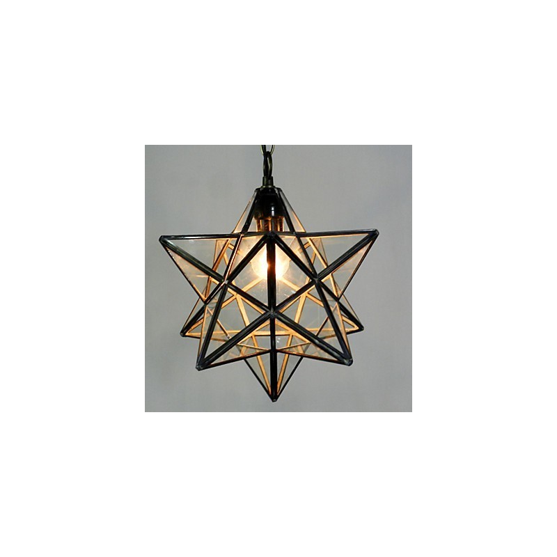 Lampadario a sospensione a stella Pentagono contemporaneo