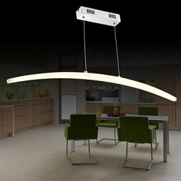 Lampada a sospensione moderna in metallo galvanizzato e acrilico con 3 LED