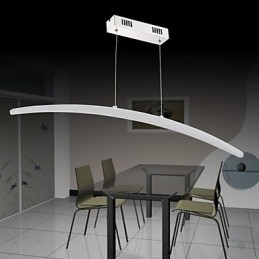 Lampada a sospensione moderna in metallo galvanizzato e acrilico con 3 LED