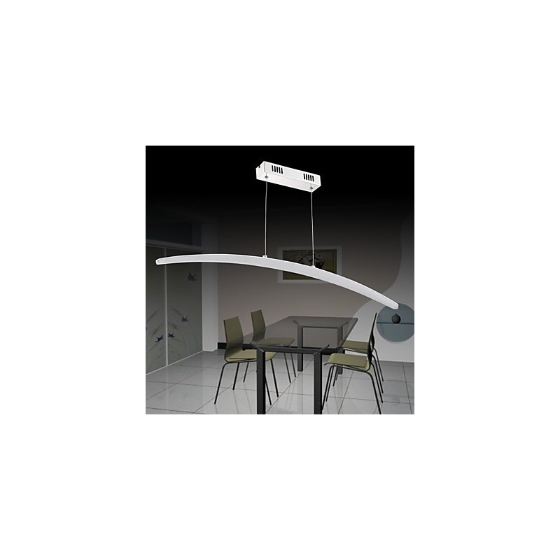 Lampada a sospensione moderna in metallo galvanizzato e acrilico con 3 LED