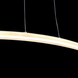 Lampada a sospensione moderna in metallo galvanizzato e acrilico con 3 LED