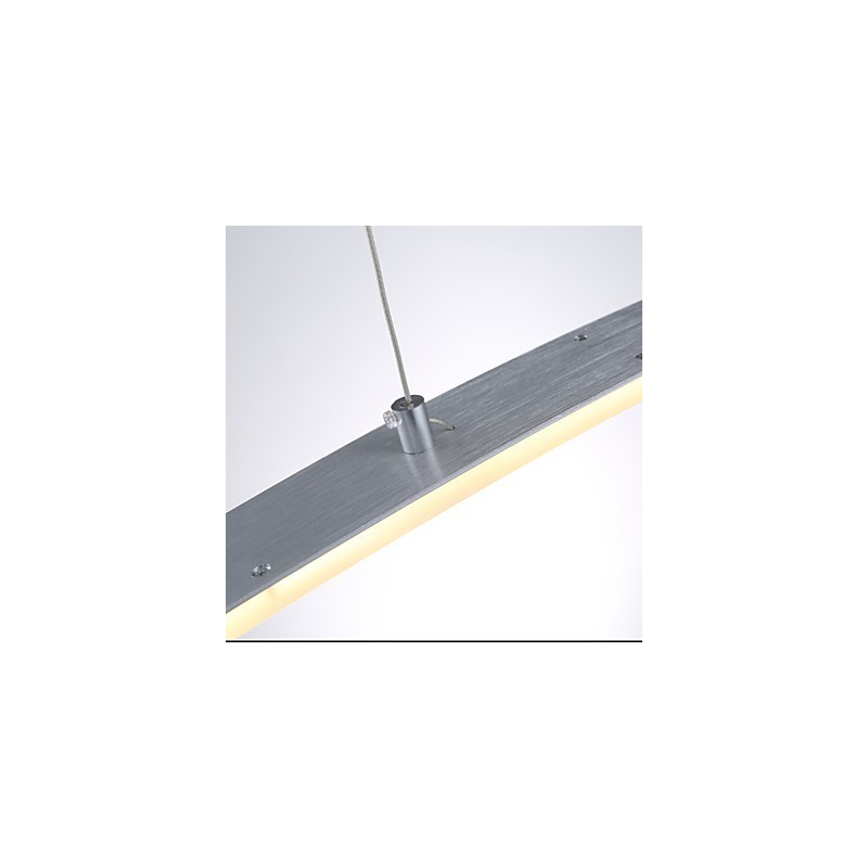 Lampada a sospensione moderna in metallo galvanizzato e acrilico con 3 LED