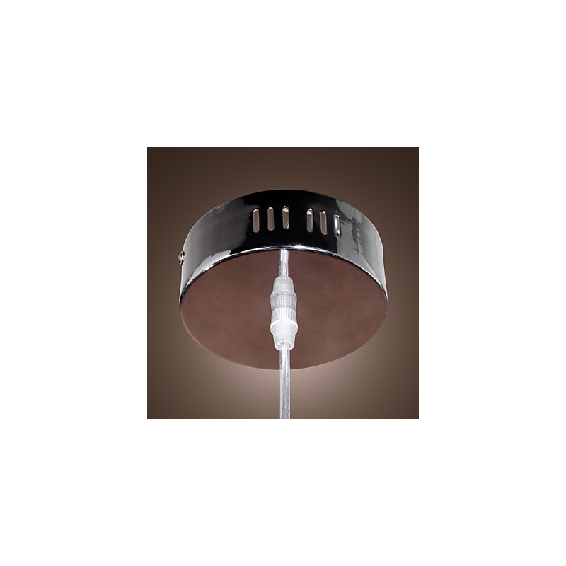 Lampada a sospensione moderna contemporanea mini dipinta, paralume nero in metallo, 24 cm
