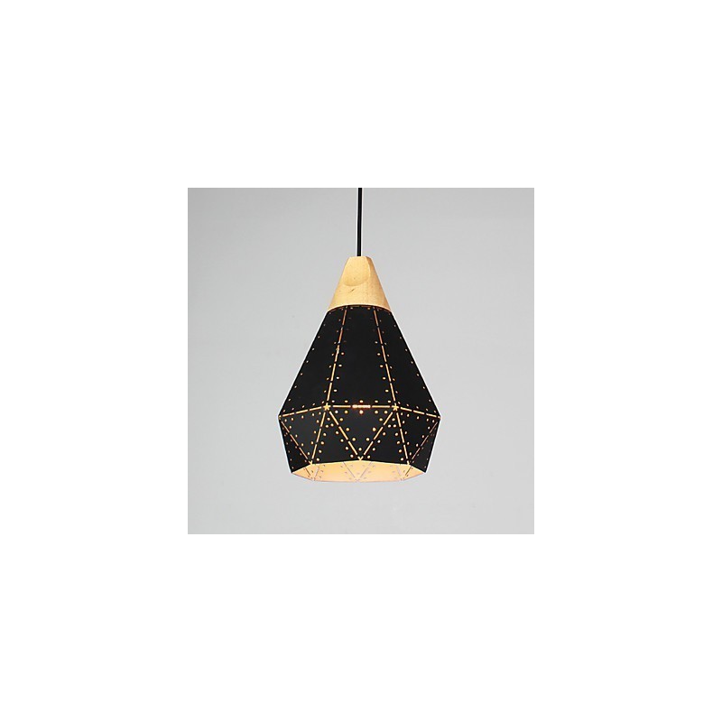 Lampada a sospensione retrò in metallo, regolabile, 1 luce, E26/E27