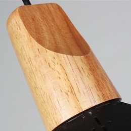 Lampada a sospensione retrò in metallo, regolabile, 1 luce, E26/E27