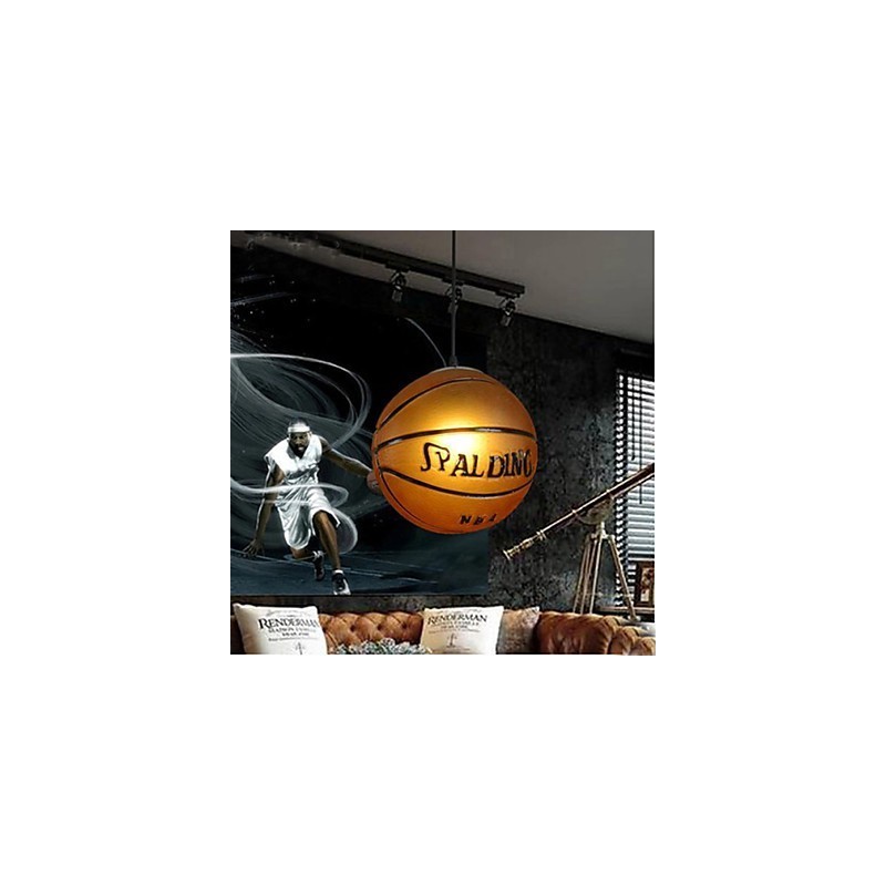 Lampada a sospensione in vetro retrò Cafe Basket