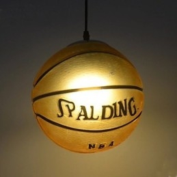 Lampada a sospensione in vetro retrò Cafe Basket
