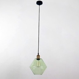 Lampada a sospensione in vetro 1 luce stile minimalista