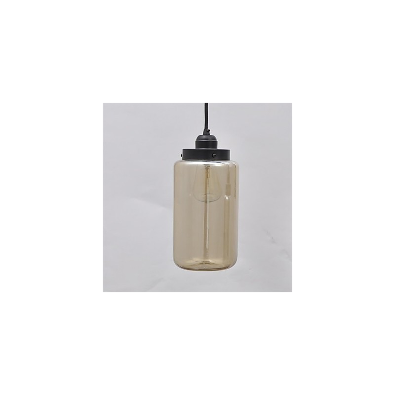 Lampada a sospensione singola in vetro minimalista retrò americano
