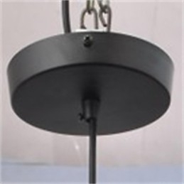 Lampada a sospensione singola in vetro minimalista retrò americano