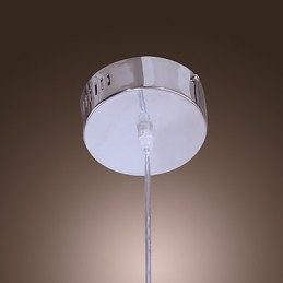 Lampada a sospensione mini moderna contemporanea cromata