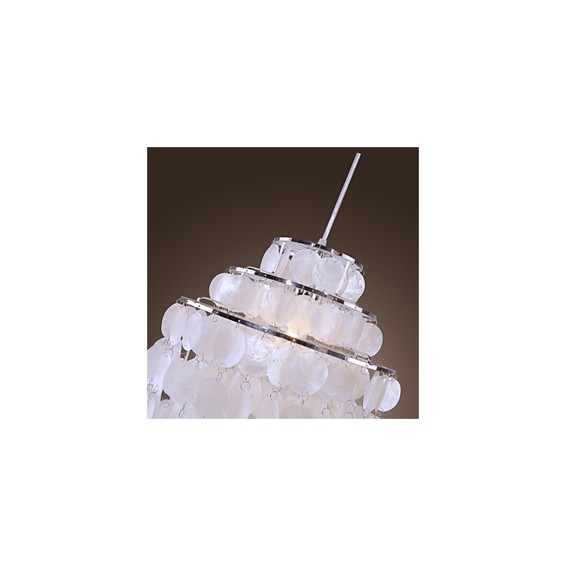 Lampada a sospensione mini moderna contemporanea cromata