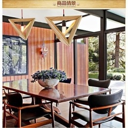 Lampada a sospensione moderna in legno/bambù gialla, 1 lampadina E26/E27, 30 cm