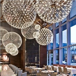Lampadario a sospensione rotondo contemporaneo Droplight