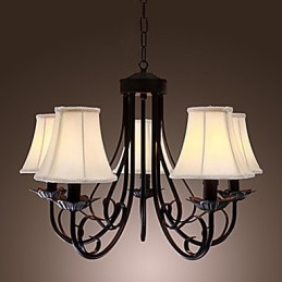 Lampadario classico in ottone antico 1 luce E12/E14 60 W