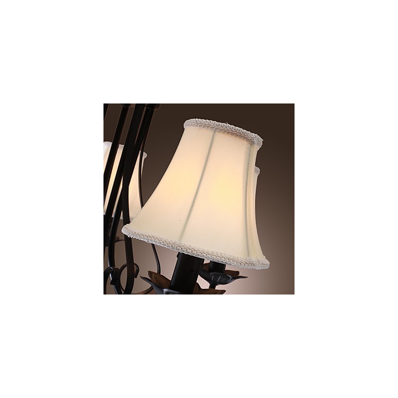 Lampadario classico in ottone antico 1 luce E12/E14 60 W