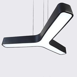 Lampada a sospensione moderna in metallo e plastica, LED integrato 8 W, 45 cm
