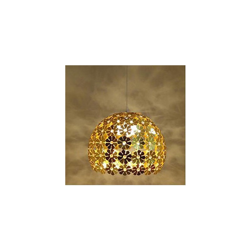 Lampada a sospensione moderna a sfera di fiori di prugna in cristallo a goccia