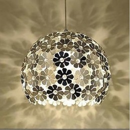 Lampada a sospensione moderna a sfera di fiori di prugna in cristallo a goccia